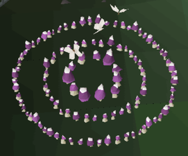 Unique Fairy ring found outside the Arceuus Library.