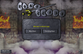 Login screen for the Theatre of Blood