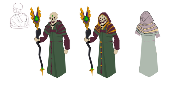 Concept art of Lucien's Mahjarrat form, by Mod Grub.