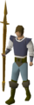 Gilded hasta