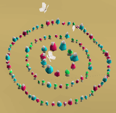 Unique Fairy ring found on the Cosmic entity's plane.