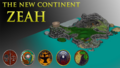 Early concept of general layout of Great Kourend
