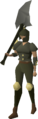Dharok the Wretched's equipment on body type B.