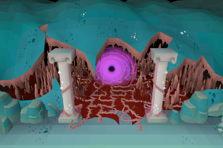 The abyssal rift in the Temple of the Eye.