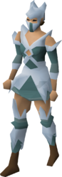 The crystal armour set on body type B.