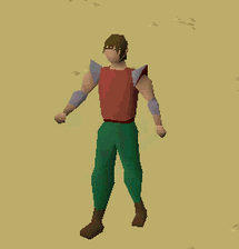 A player teleports to the Earth Altar.