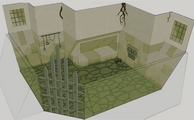 Original concept art of the Huzamogaarb tribe prison.