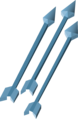 Three ice arrows