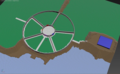 Great Kourend being mapped out as a city during the early design stages
