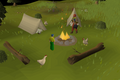 Reginald's campsite.
