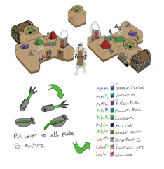 Original concept art of the reagent mixer, by Mod Grub.