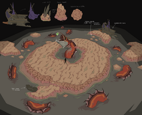 Concept art of the Leviathan fight area, by Mod Jerv.
