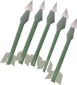 Five diamond bolts (e)