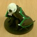 The 3D printed demonic gorilla given to the login screen competition winner.