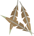 Three eagle feathers