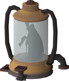 The strange tube as they appeared when visiting the vault during Dragon Slayer II.