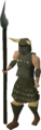 Guthan the Infested's equipment on body type A.