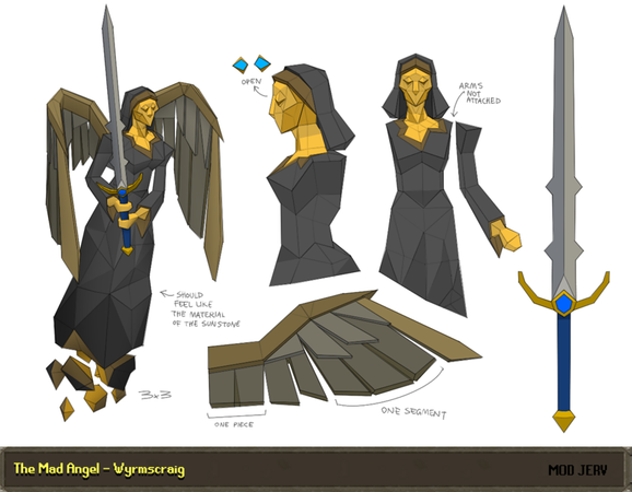 Concept art of the Mad Angel, by Mod Jerv.