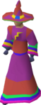 A player wearing infinity robes.