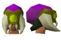 Early work-in-progress serpentine helm.