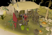 Kovac before the release of Giants' Foundry, as a regular Hill Giant blocked off from access by players.