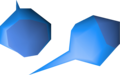 Two delphinium seeds