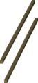Two ogre arrow shafts