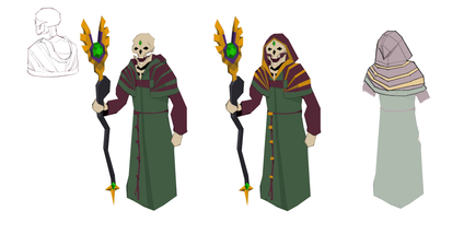 Concept art of Lucien's Mahjarrat form, by Mod Grub.