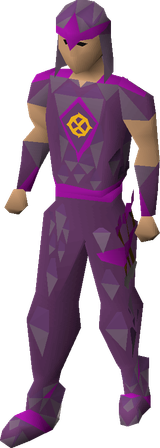 Ancient blessed dragonhide armour on body type A.