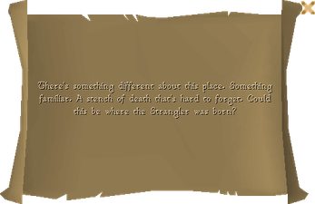 The third dirty note found whilst inside the Ruins of Morra dungeon.
