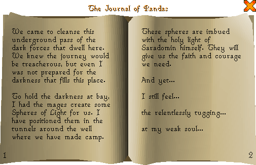 The old journal when read.