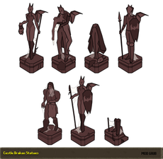 Concept art of the statues, by Mod Grub.