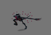 The Nightmare's surge attack animation.