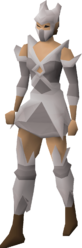 The Ithell crystal armour set on body type B.