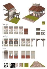 Concept art of the city wall kits, by Mod Grub.