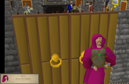 After being exposed, Sigmund eavesdrops on the peace treaty's signing.
