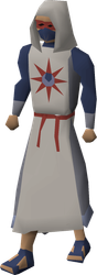 The Emissary robes on body type A.