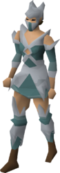 The inactive crystal armour set on body type B.
