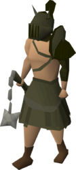 The full Verac's armour set on body type A.