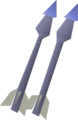 Two sapphire bolts (e)