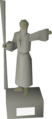 A statue and classic depiction of Saradomin