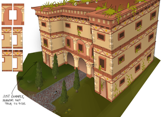 Concept art of Villa Lucens, by Mod Jerv.