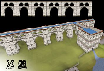 Concept art of the Fortis Aqueduct, by Mod Grub.