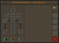 The bank deposit box interface.