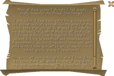 Reading the letter