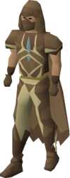 The graceful outfit in the Trailblazer League colours.