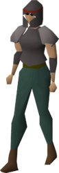 The Khazard armour set on body type B.