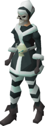 The Antisanta outfit on body type B.