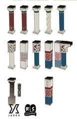 Concept art of the city pillars, by Mod Grub.