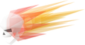 Close up of the Iban's Blast projectile.